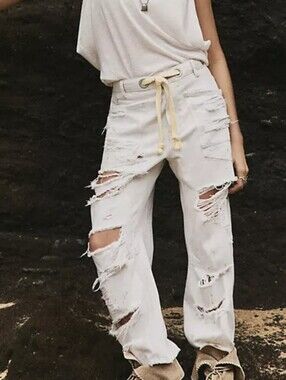 Free People Moxie Pull-on Barrel Jeans